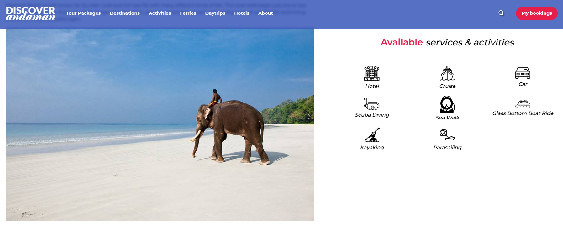 Automated Travel Booking Hub for Andaman Adventures - Gallery Image 1