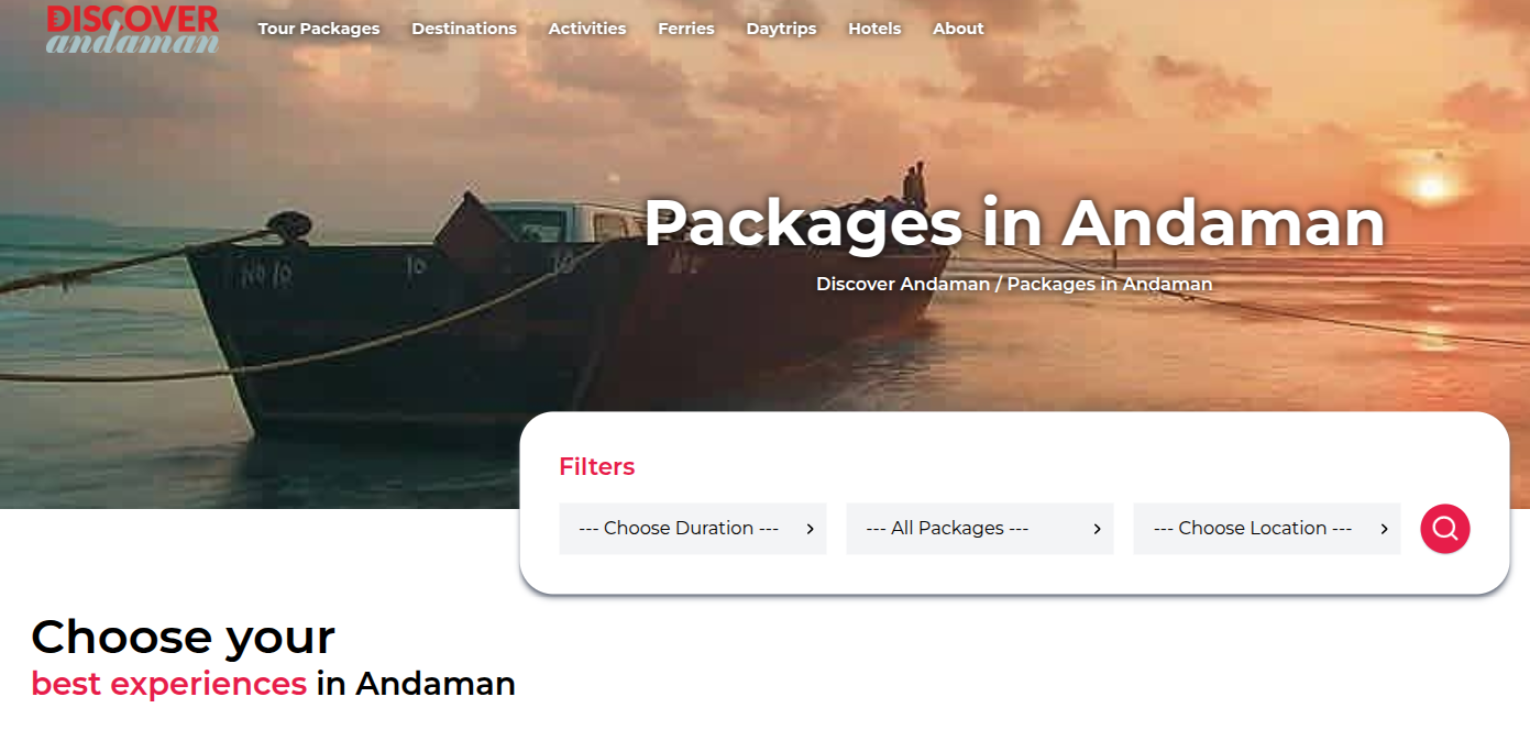Automated Travel Booking Hub for Andaman Adventures - Gallery Image 2