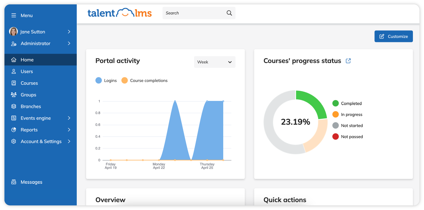 Flexible LMS-and-Marketplace Learning Platform - Gallery Image 1