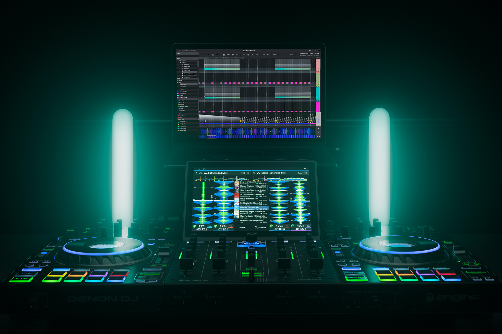 Dynamic Electronic Duo Website with Embedded Streaming - Gallery Image 3