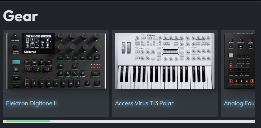 Dynamic Electronic Duo Website with Embedded Streaming